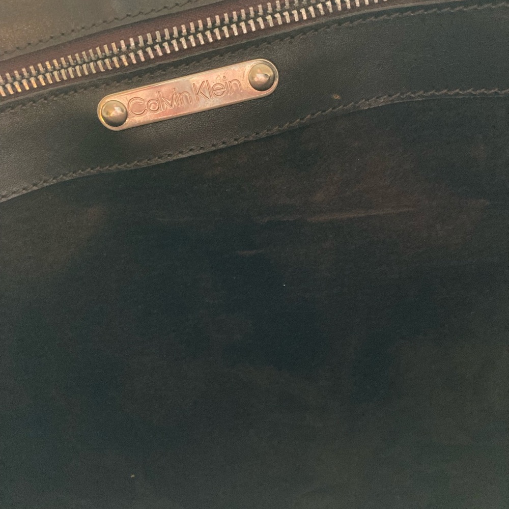 Calvin Klein Brown Leather Bag - Picture 5 of 5